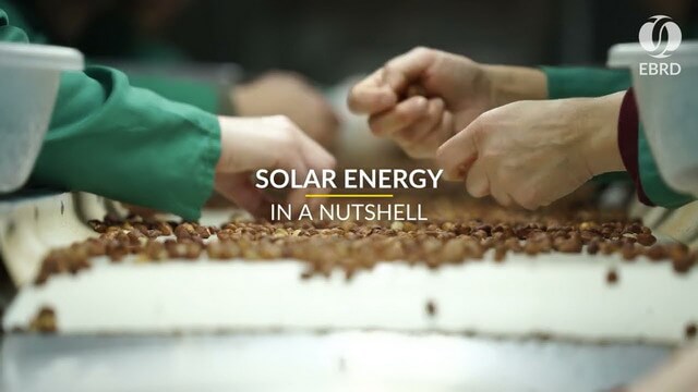 Video about the solar power plant at the Nuts L facility